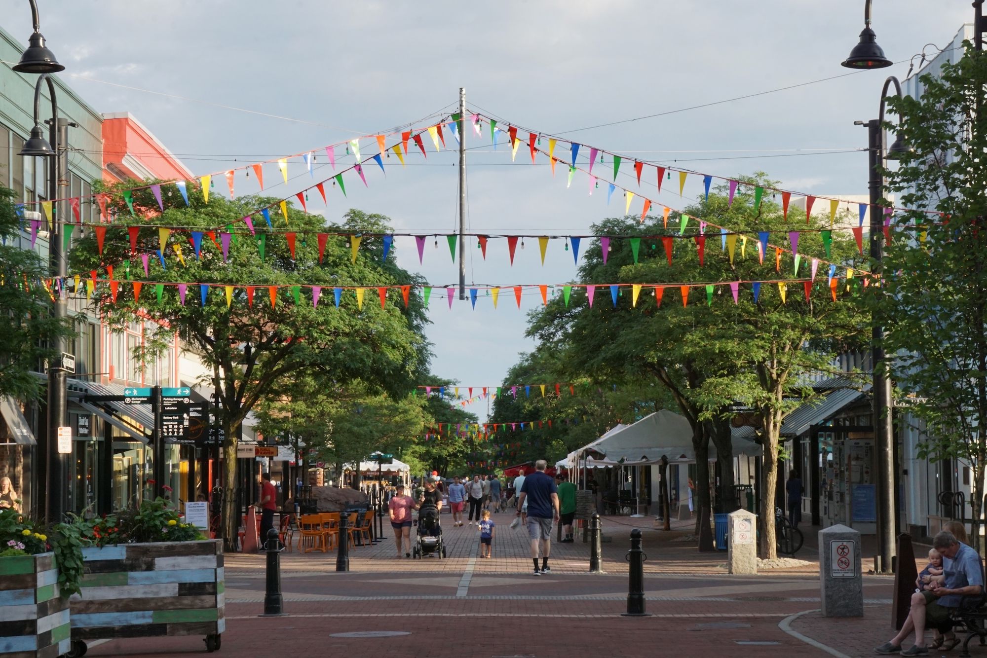 Church Street in downtown Burlington