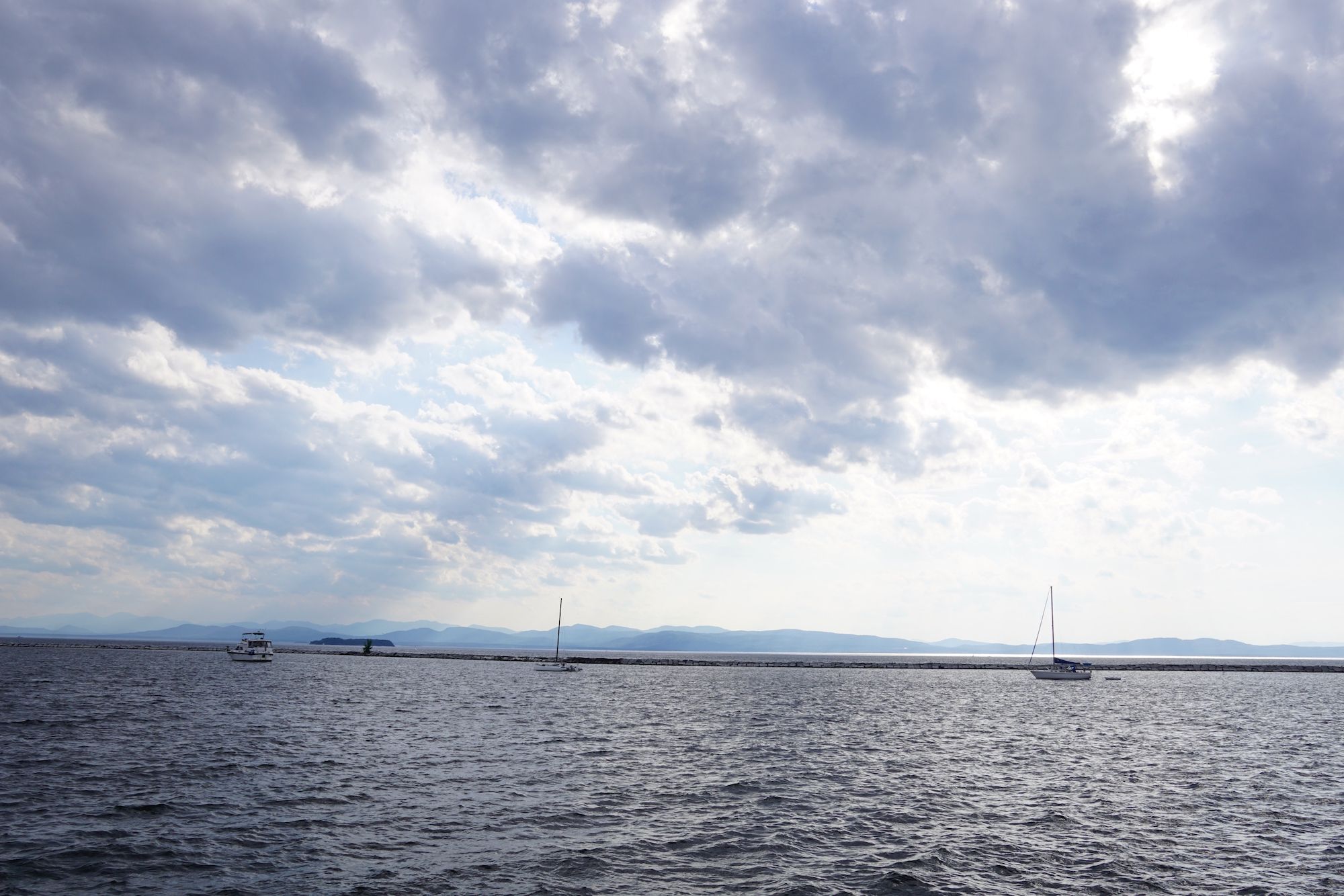 Lake Champlain boats, Burlington, Vermont.